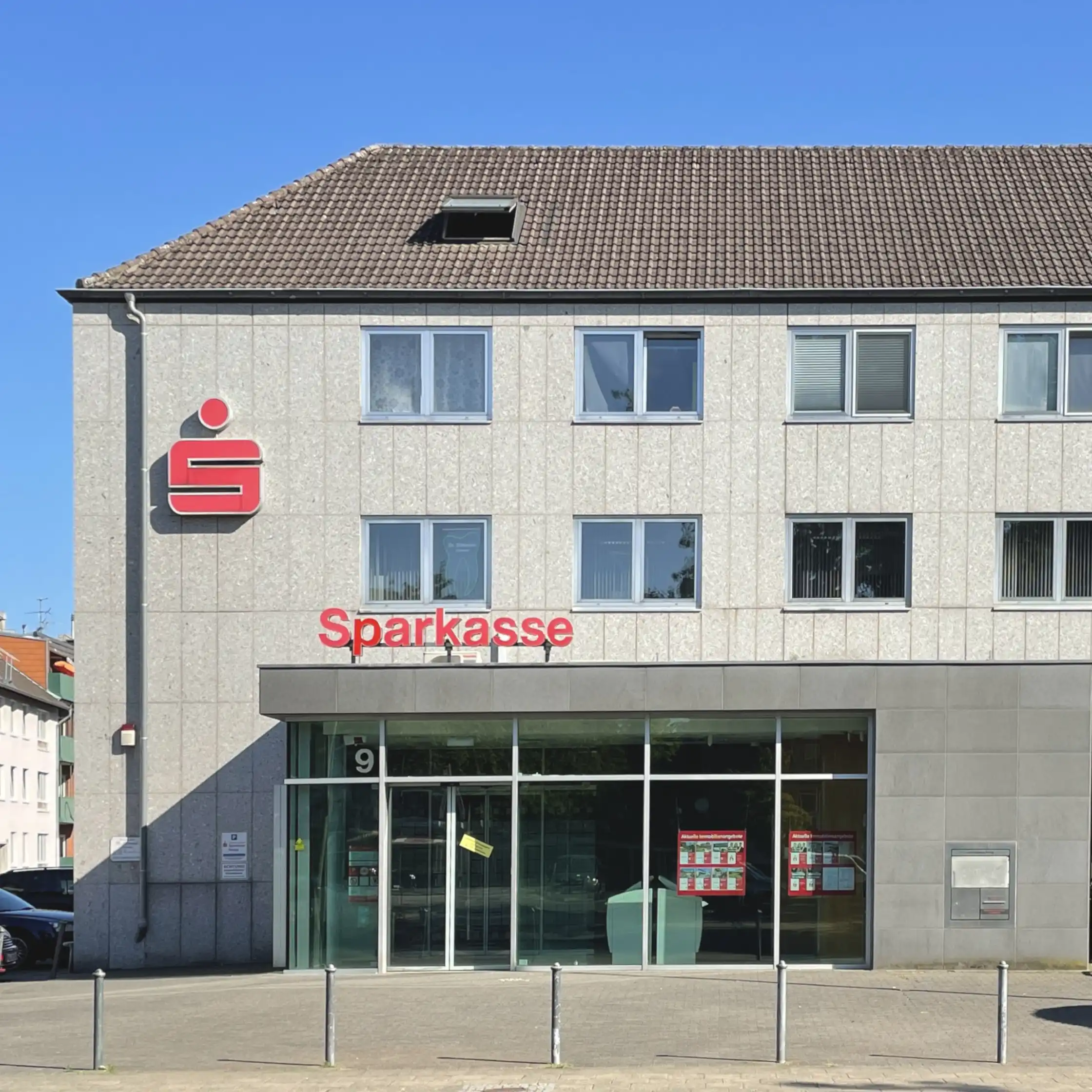 Sparkasse Neuss, Filiale Berliner Platz – Sicherheitsfolien von AUDAX