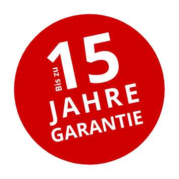 15 Jahre Garantie